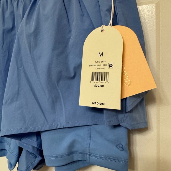 Blogilates Ruffle short -Cool Blue - Picture 3 of 6